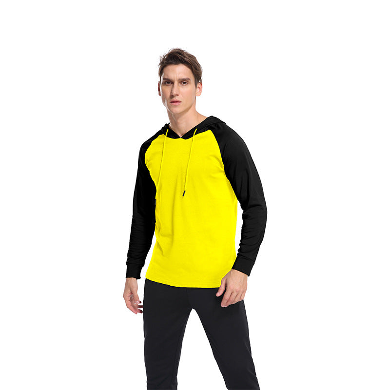 Herren Kapuzenpullover mit kontrastierenden Ärmeln Echoarchiv