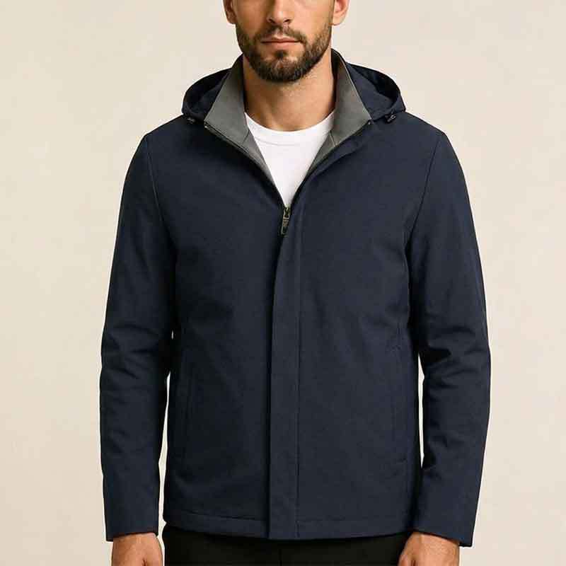 Herren Moderne Übergangsjacke mit hohem Kragen Echo Archiv