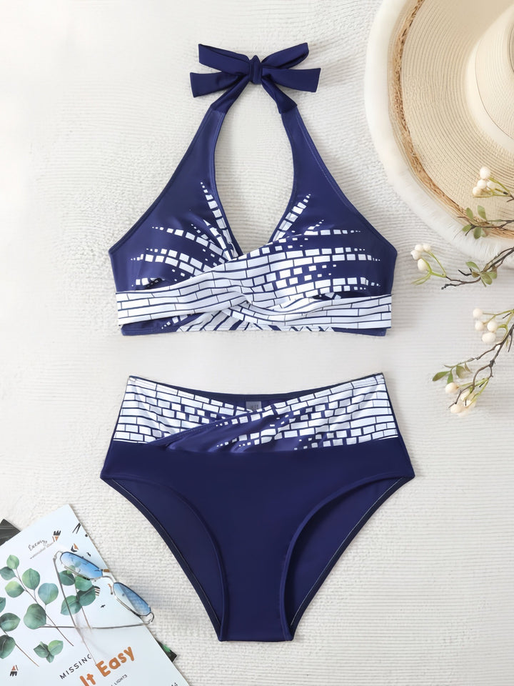 Damen Bikini-Set mit exquisitem Karomuster Echo Archiv