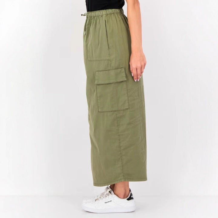 Damen Modische Midikleid mit Taschen Echo Archiv