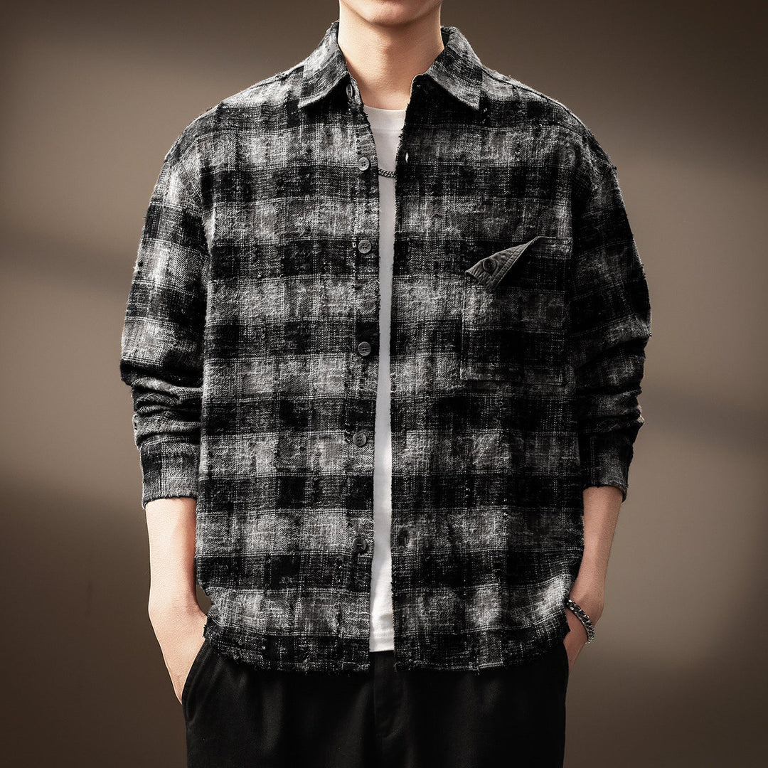 Herren Karierte Flanelljacke Echo Archiv
