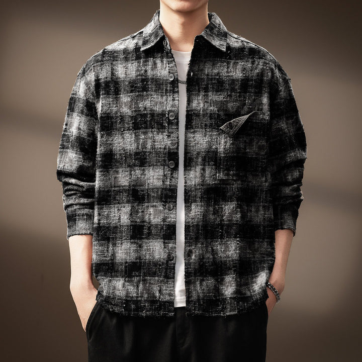 Herren Karierte Flanelljacke Echo Archiv