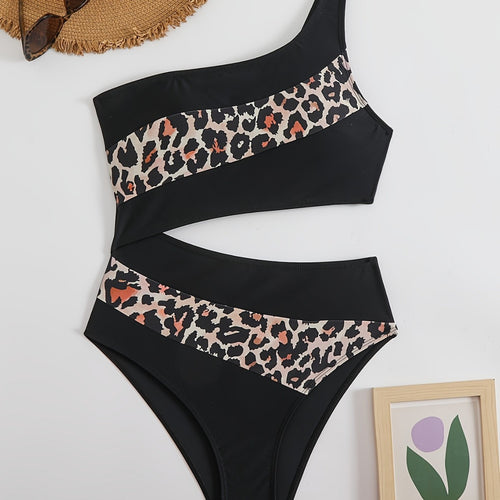 Damen Elegantes Bikini-Set mit tierischem Muster Echo Archiv