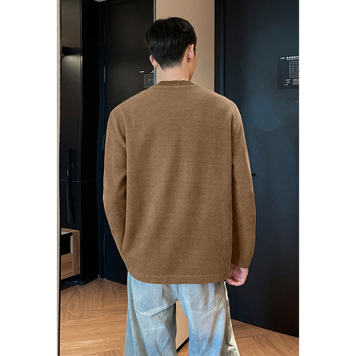 Herren Strickpullover mit strukturiertem Design Echo Archive