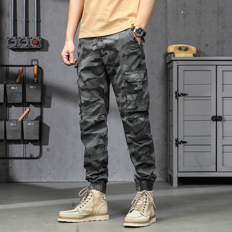 Herren Cargo-Hosen mit mehreren praktischen Taschen und elastischem Bund Echoarchiv
