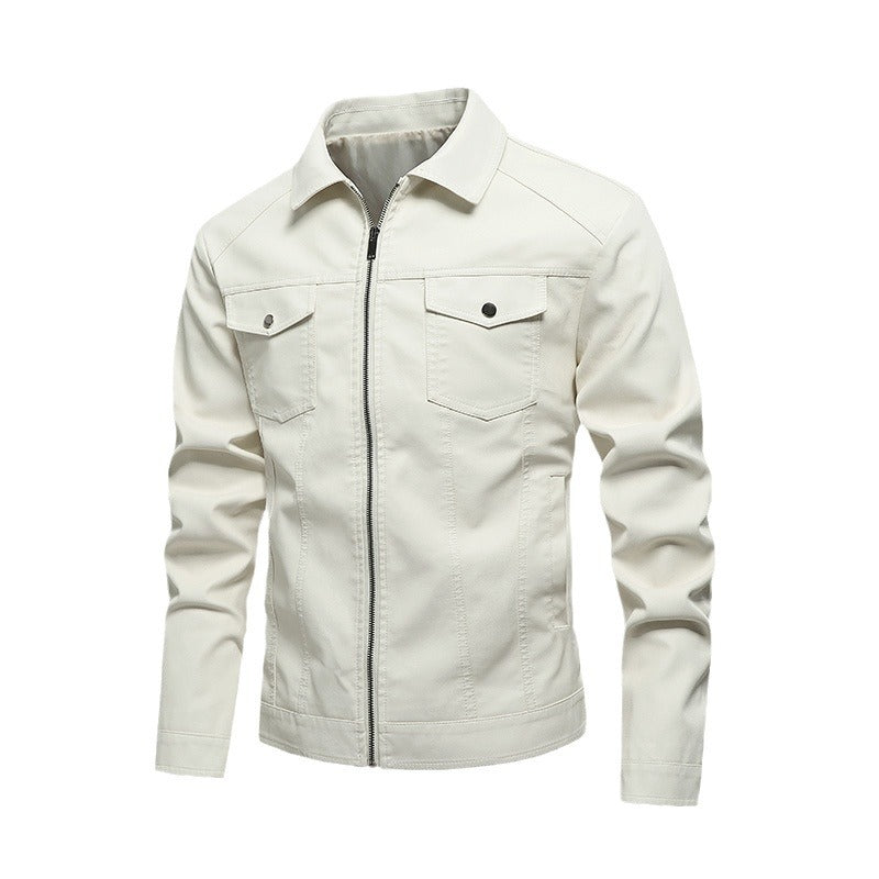 Herren Modische Sommerjacke im Biker-Stil Echo Archiv