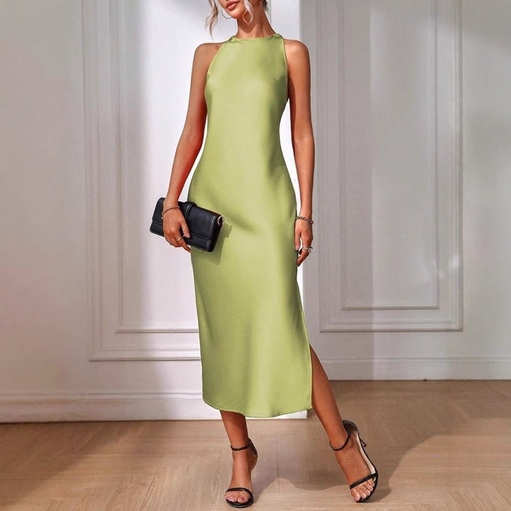 Damen Elegantes Maxikleid mit schmalem Träger und körpernahem Schnitt Echo Archiv