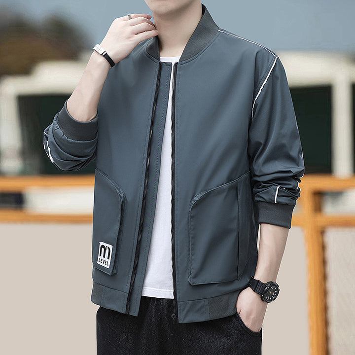 Herren leichte Sportjacke mit funktionalen Taschen und elastischen Einsätzen Echoarchiv