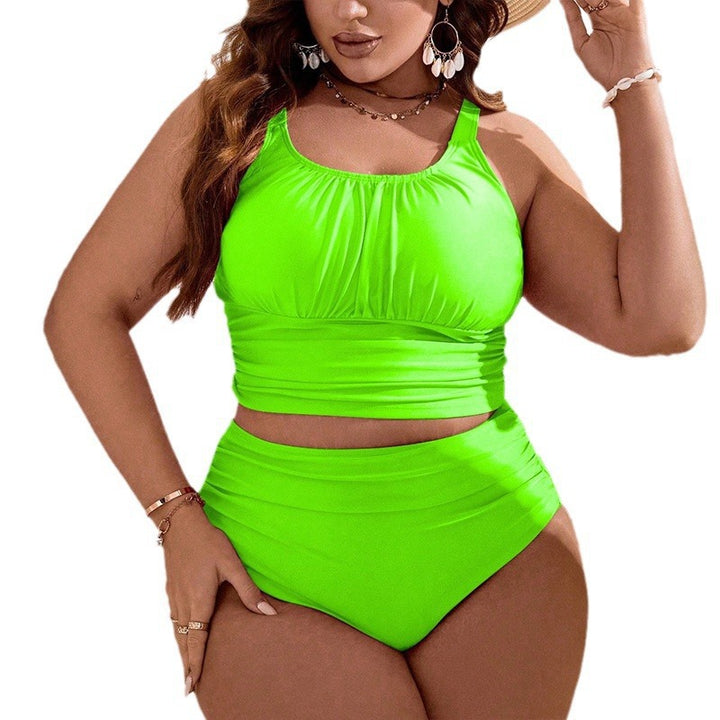Damen Zweiteiliges Bikini-Set mit hoch taillierter Hose und schickem Oberteil Echo Archiv