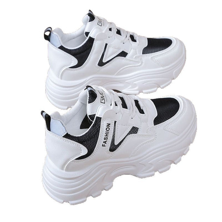 Damen Chunky Sneakers mit sportlichem Design und atmungsaktiver Obermaterialkombination Echo Archiv