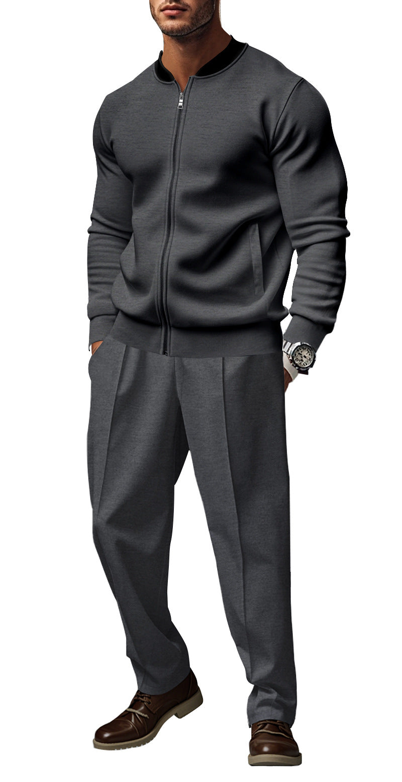 Herren lässiger Bomberjacke und Jogginghose Set Echoarchiv
