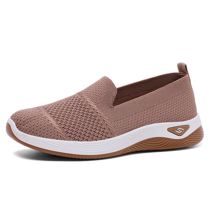 Damen nan eleganter Strick-Slipper mit verstärkter Zehenkappe, flexibler Dämpfungsplattform und Zuglasche Echo Archiv