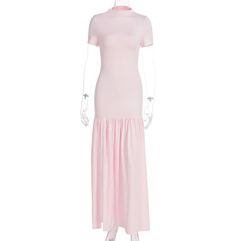 Damen Maxi-Kleid mit elegantem halblangen Ärmel und voluminösem Rock Echo Archiv
