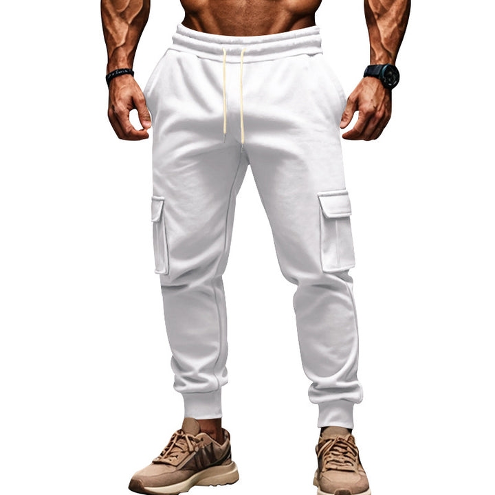 Herren Cargo-Jogginghose mit elastischem Bund und multifunktionalen Taschen Echoarchiv