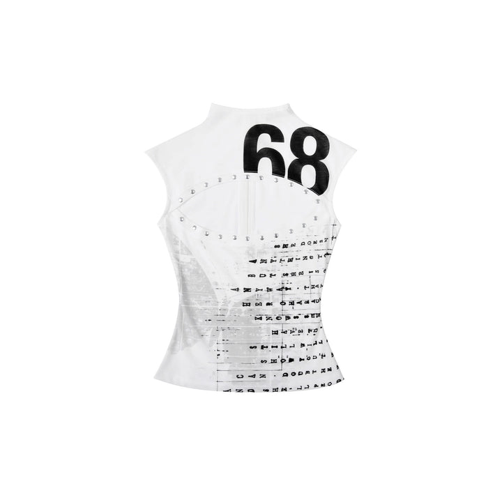 Damen Kreatives Tank-Top mit Grafischem Druck Echo Archiv