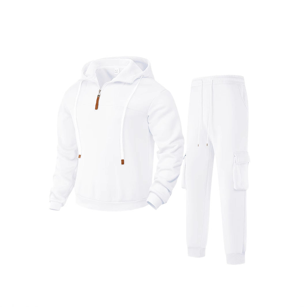 Herren sportlicher Jogginganzug mit modernem Reißverschluss und praktischen Taschen Echoarchiv