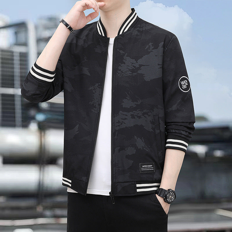 Herren Camouflage Bomberjacke Echo Archive