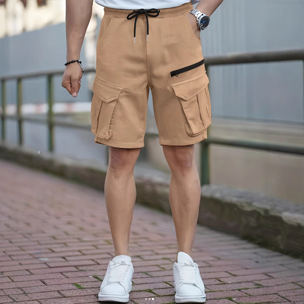 Herren Cargo-Style Utility-Shorts mit Mehrfachtaschen-Design Echoarchiv
