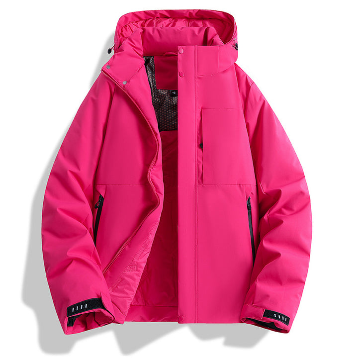 Damen Nano gepolsterte Outdoor-Jacke mit kapuze, winddichter Membran und isolierender thermischer Innenauskleidung – Avérine
