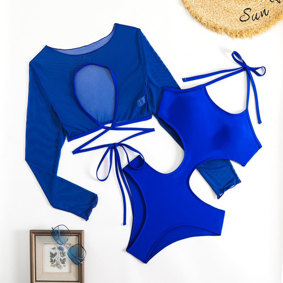 Damen Bikini-Set mit transparentem Oberteil und innovativem Schnitt Echo Archiv