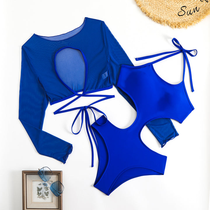 Damen Bikini-Set mit transparentem Oberteil und innovativem Schnitt Echo Archiv