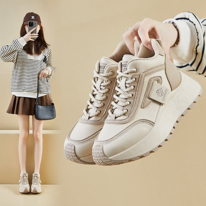 Damen Sportliche High-Top Sneakers mit kuscheligem Futter und rutschfester Sohle Echo Archiv