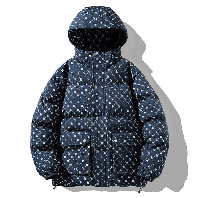 Herren Wattierter Kapuzenparka mit Thermofüllung wasserabweisender Oberfläche & Multifunktionstaschen Echo Archiv