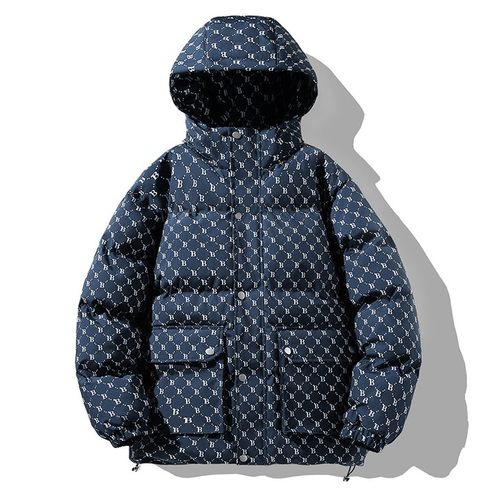 Herren Wattierter Kapuzenparka mit Thermofüllung wasserabweisender Oberfläche & Multifunktionstaschen Echo Archiv