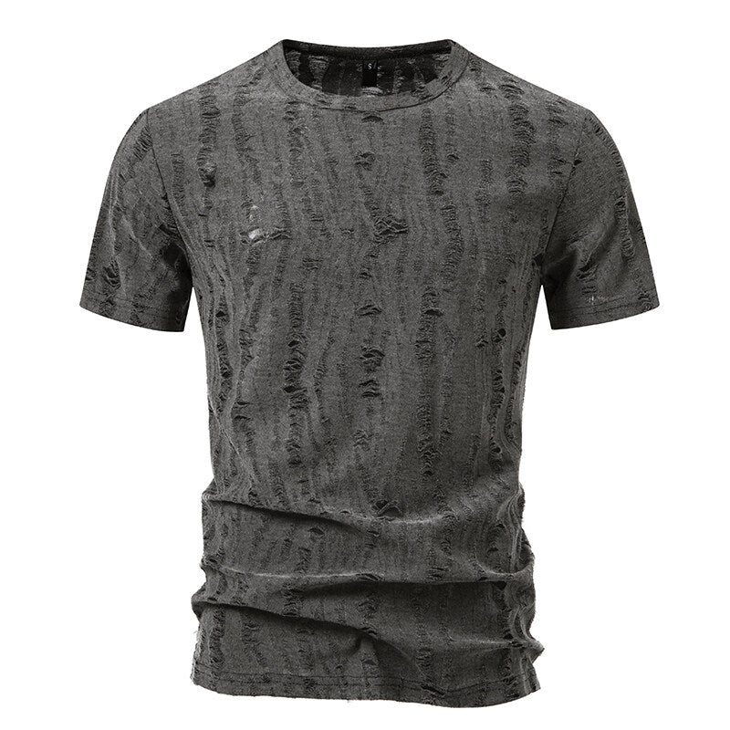 Herren T-Shirt mit strukturiertem Vintage-Design Echoarchiv