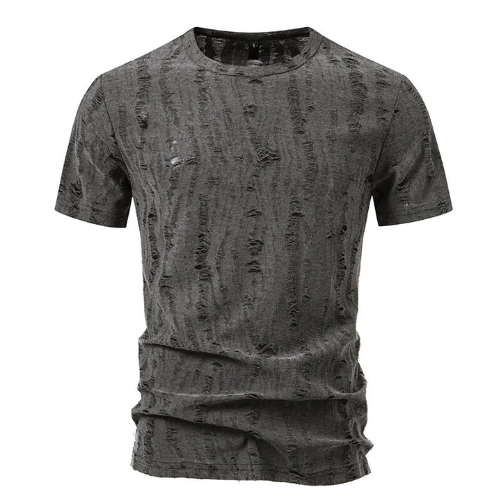 Herren T-Shirt mit strukturiertem Vintage-Design Echoarchiv