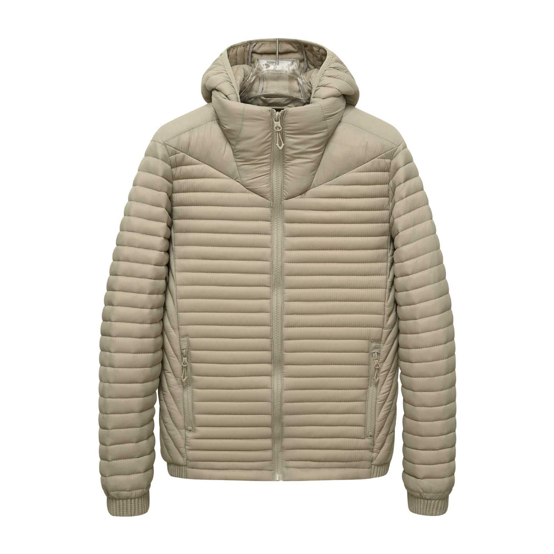 Herren Leichte Steppjacke mit Kapuze Echo Archiv