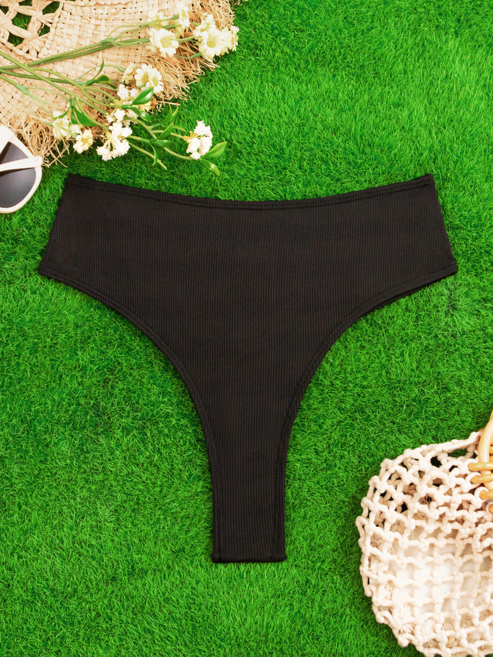 Damen Hochtaillierte Badeshorts mit Raffung Echo Archiv