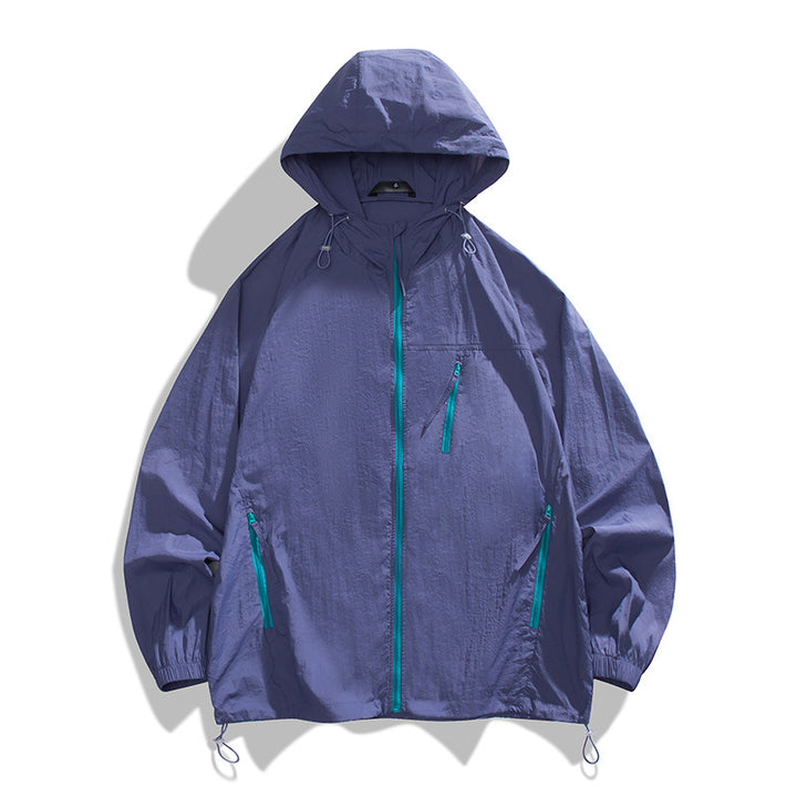 Herren leichtgewichtige Windjacke mit praktischen Taschen und atmungsaktiven Eigenschaften Echoarchiv