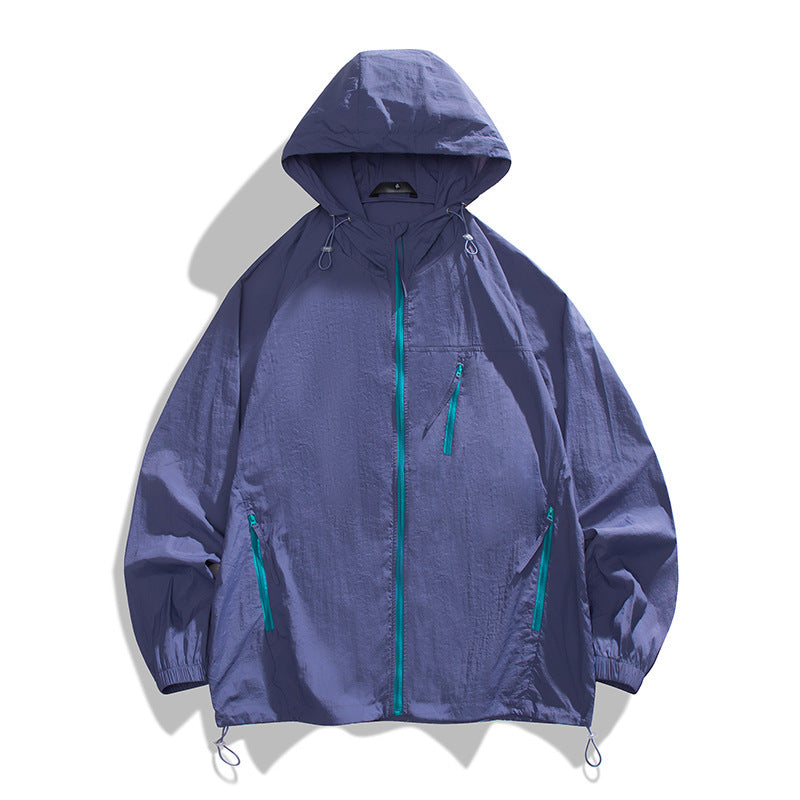 Herren leichtgewichtige Windjacke mit praktischen Taschen und atmungsaktiven Eigenschaften Echoarchiv