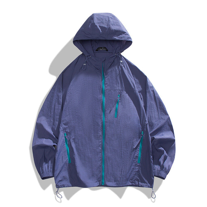 Herren leichtgewichtige Windjacke mit praktischen Taschen und atmungsaktiven Eigenschaften Echoarchiv