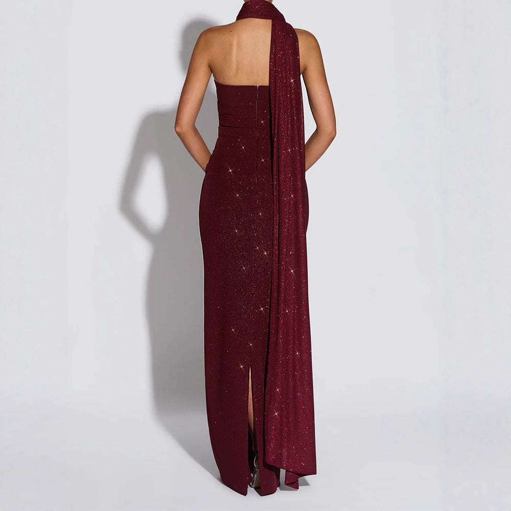 Damen Glamouröses Abendkleid mit schimmernden Details Echo Archiv