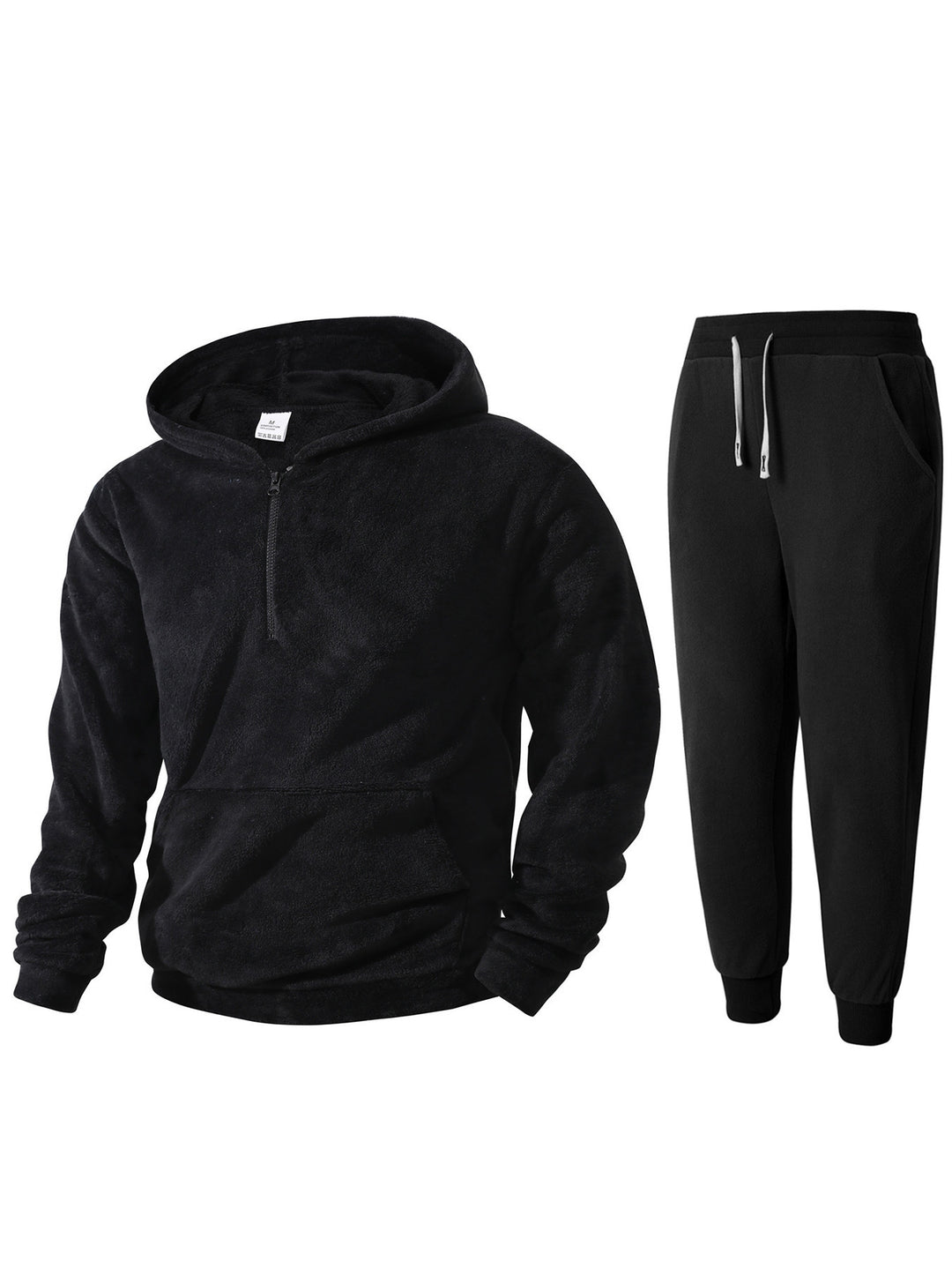 Herren kuscheliges Fleece-Hoodie und Jogginghose Set Echoarchiv