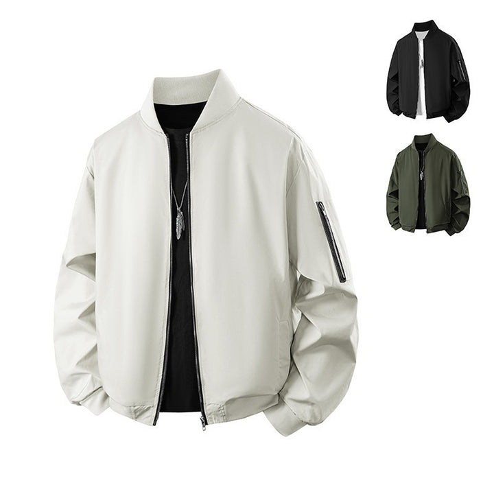 Herren Modische Übergangsjacke mit Reißverschluss Echo Archiv