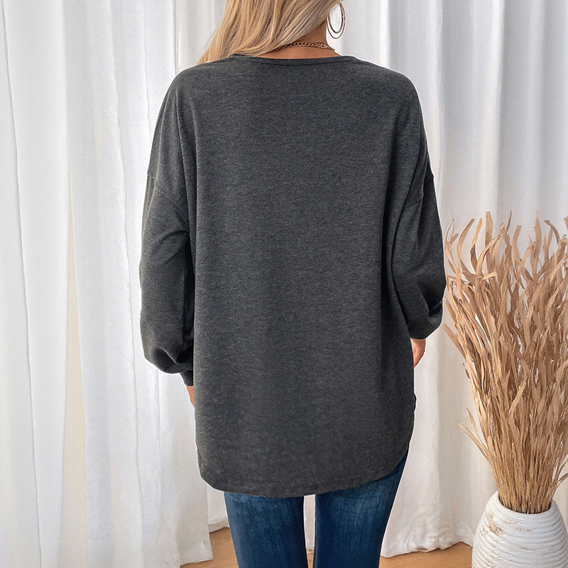 Damen Legeres Langarmshirt Echo Archiv