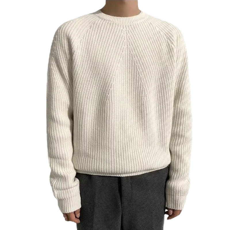 Herren Bequemer Grobstrickpullover Echo Archiv