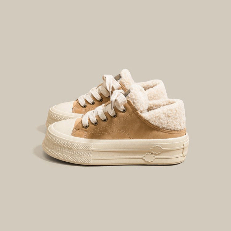Damen Winterliche Sneaker mit kuscheligem Futter und rutschfester Sohle Echo Archiv