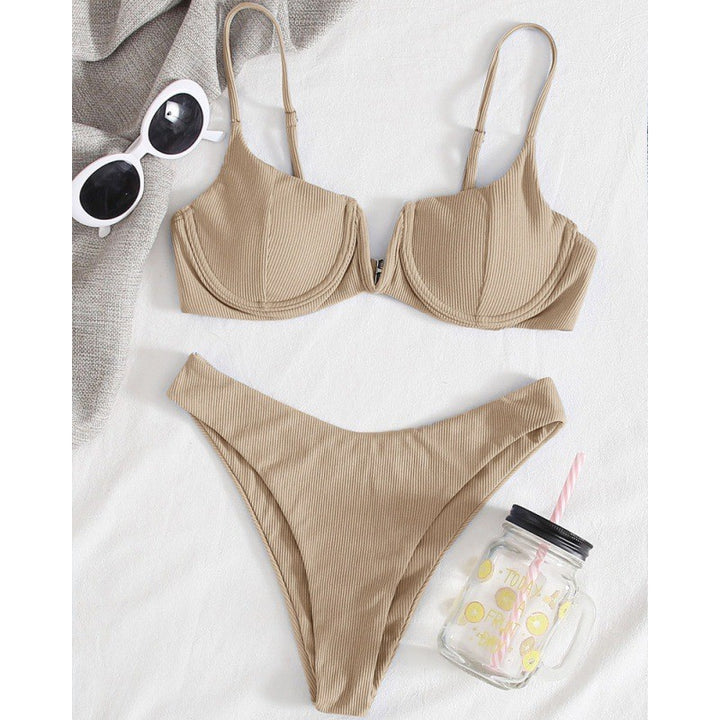 Damen Push-Up Bikini-Set mit verstellbaren Trägern Echo Archiv