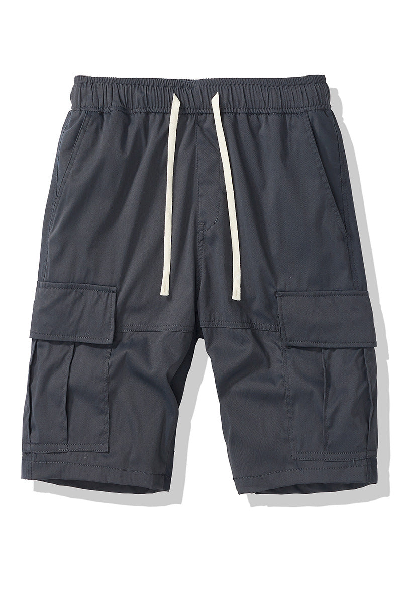 Herren Cargo-Shorts mit elastischem Bund und mehreren Seitentaschen Echoarchiv