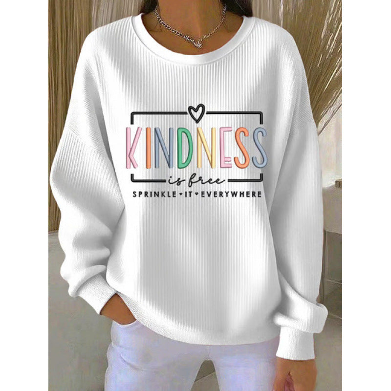 Damen Gemütlicher Sweatpullover mit einzigartigem Design Echoarchiv
