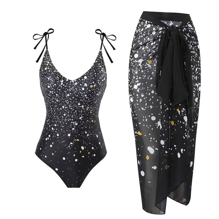 Damen Maxi-Rock mit elegantem Wickeldesign und floralem Muster Echo Archiv