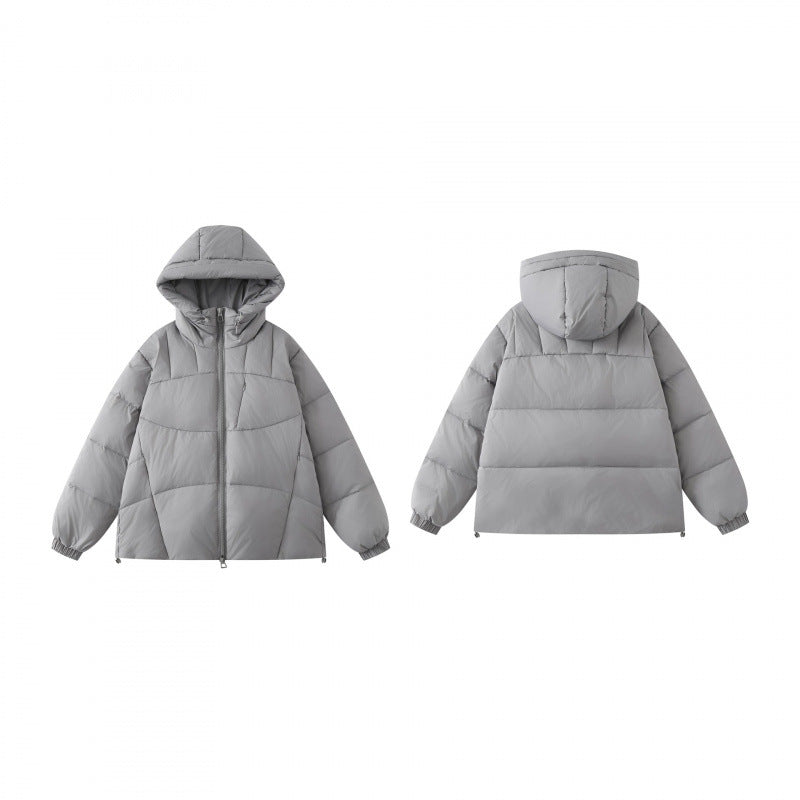 Unisex Wattierte Kapuzenjacke im Oversize-Puffer-Stil Echo Archiv