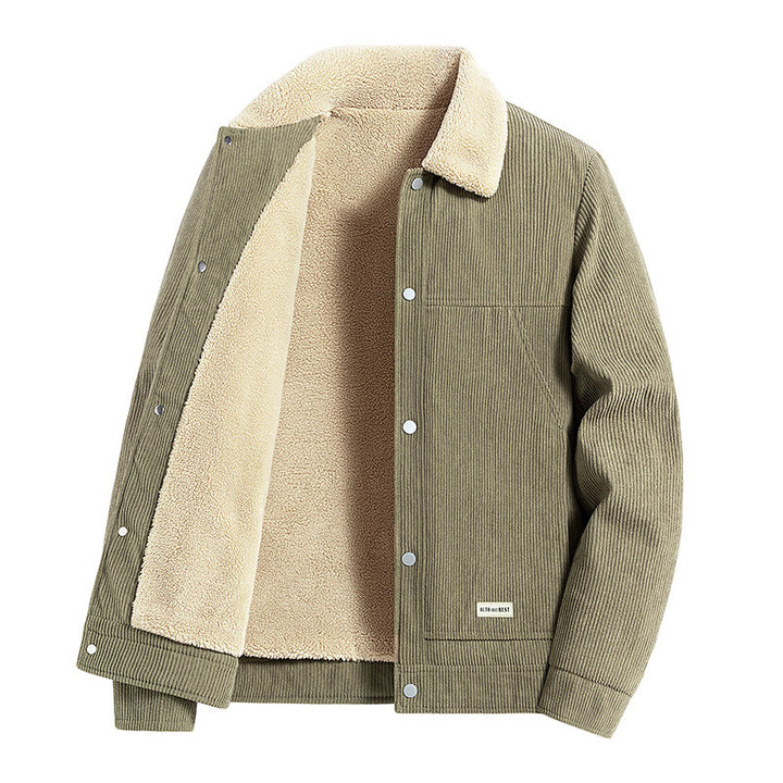 Herren Warme Cordjacke Echo Archiv