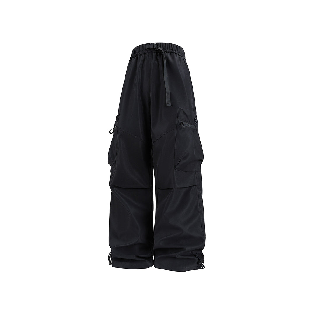 Herren Weite technische Cargo-Hose mit Multifachtaschen, Tunnelzug und verstellbaren Beinabschlüssen Echo Archiv