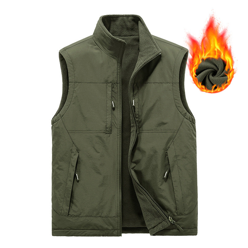 Herren Wende-Weste mit Fleece-Futter Echo Archiv