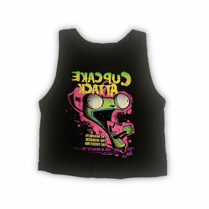 Damen T-Shirt mit kreativem Cupcake-Motiv und modernem Druck Echo Archiv